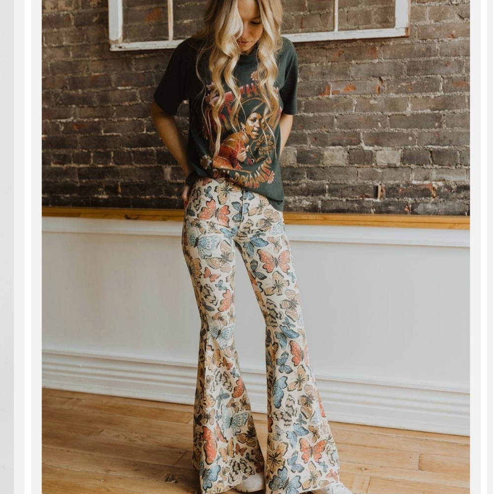 Free People Float on Flare Jean's 27